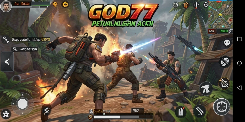 Tampilkan aksi seru dalam gameplay GOD77 yang mendebarkan.