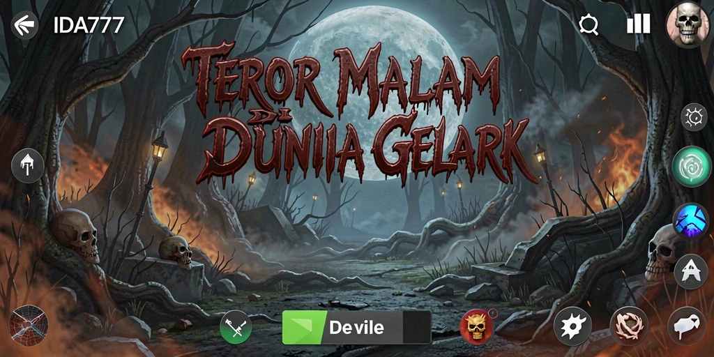 Gameplay menegangkan di dunia horor IDA777 yang menyeramkan.