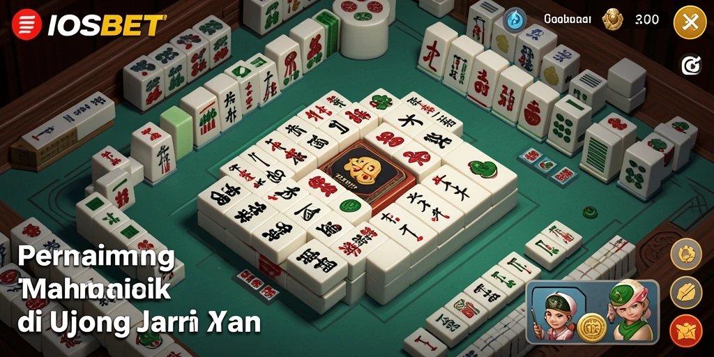 Tampilan gameplay <strong>IOSBET</strong> yang seru dalam permainan Mahjong.