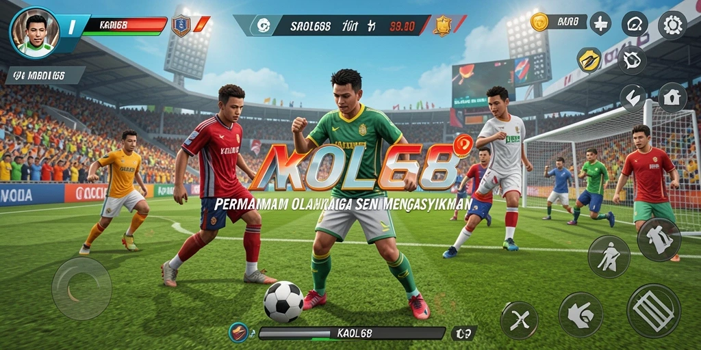 Tampilan gameplay seru dan menegangkan dalam KAOL68.