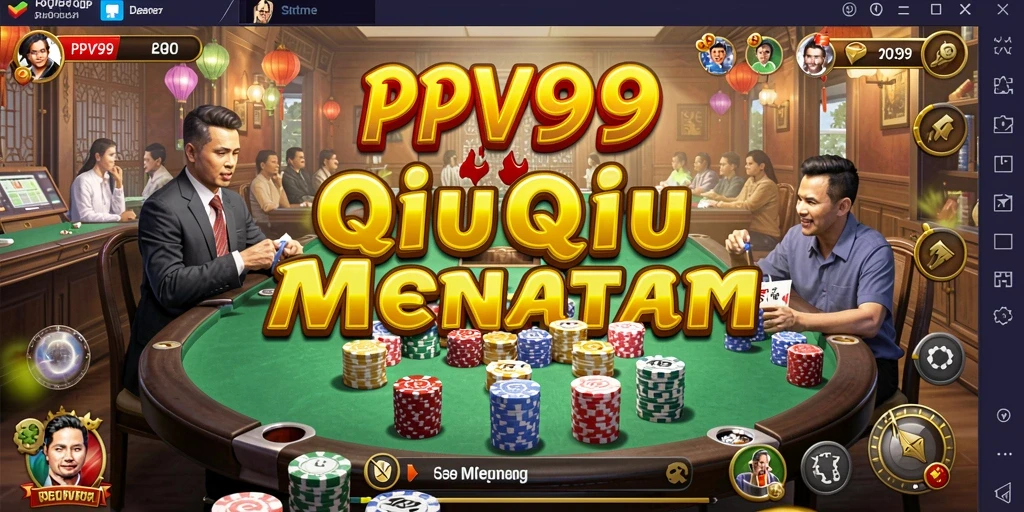 Screenshot gameplay QiuQiu PPV99 yang menarik.
