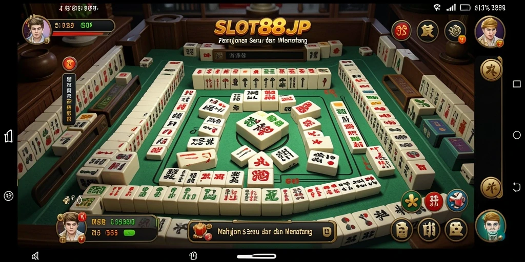 Gameplay menarik dari SLOT88JP dengan grafis Mahjong yang menawan.